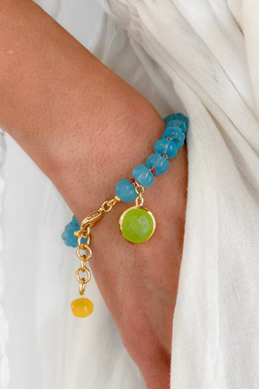 Leilani Bracelet Blue made by Sand Dollar