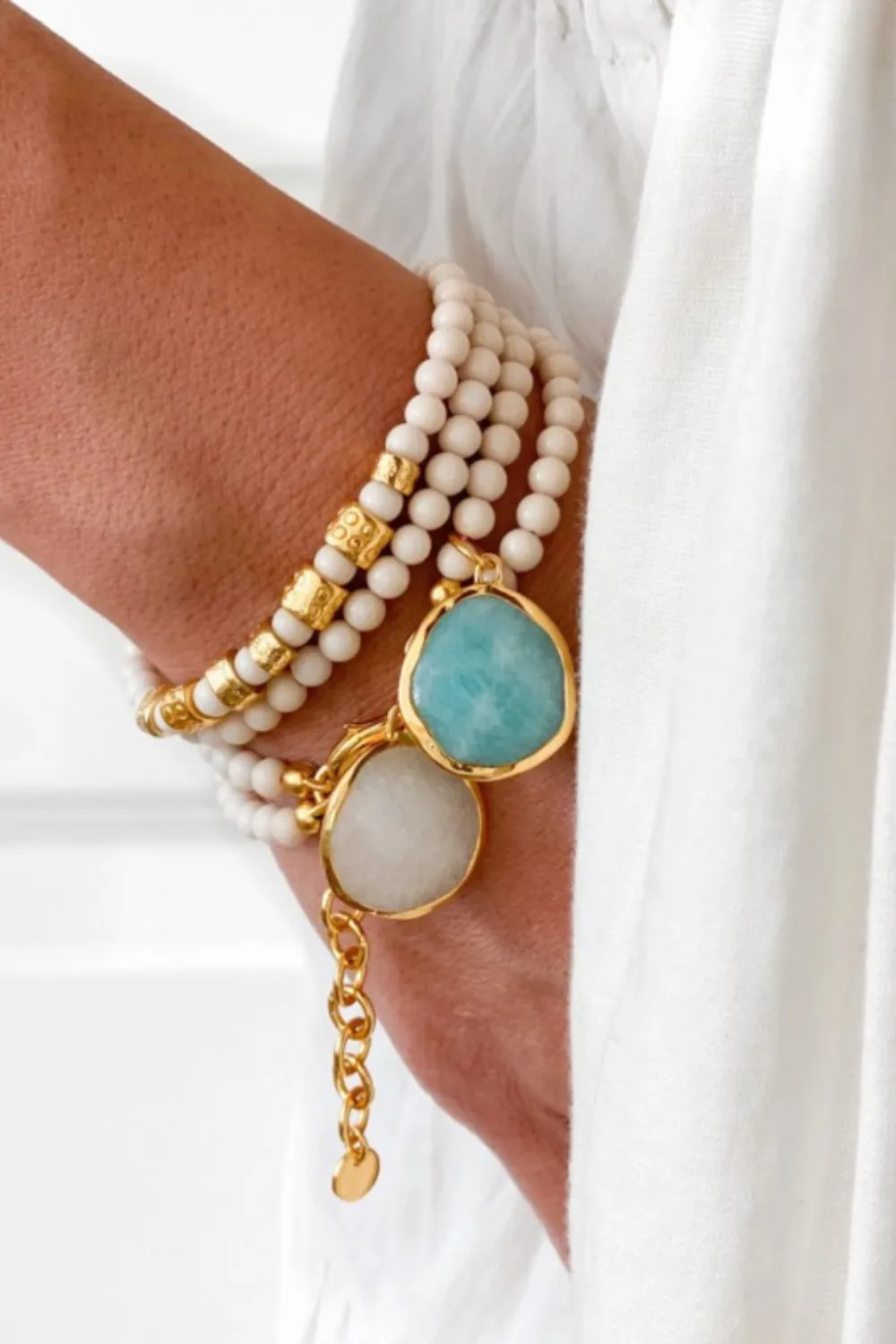 Grace Bracelet Beige sold by Sand Dollar