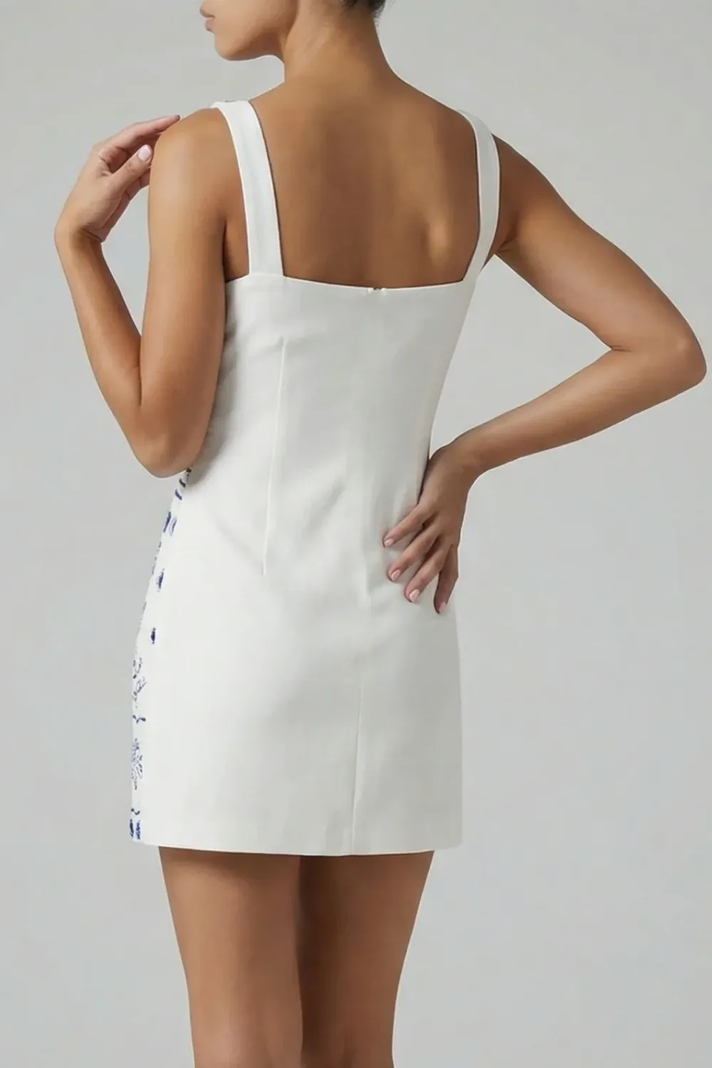 Marie Sea Dress White and Blue sold by Sand Dollar product image thumbnail 4