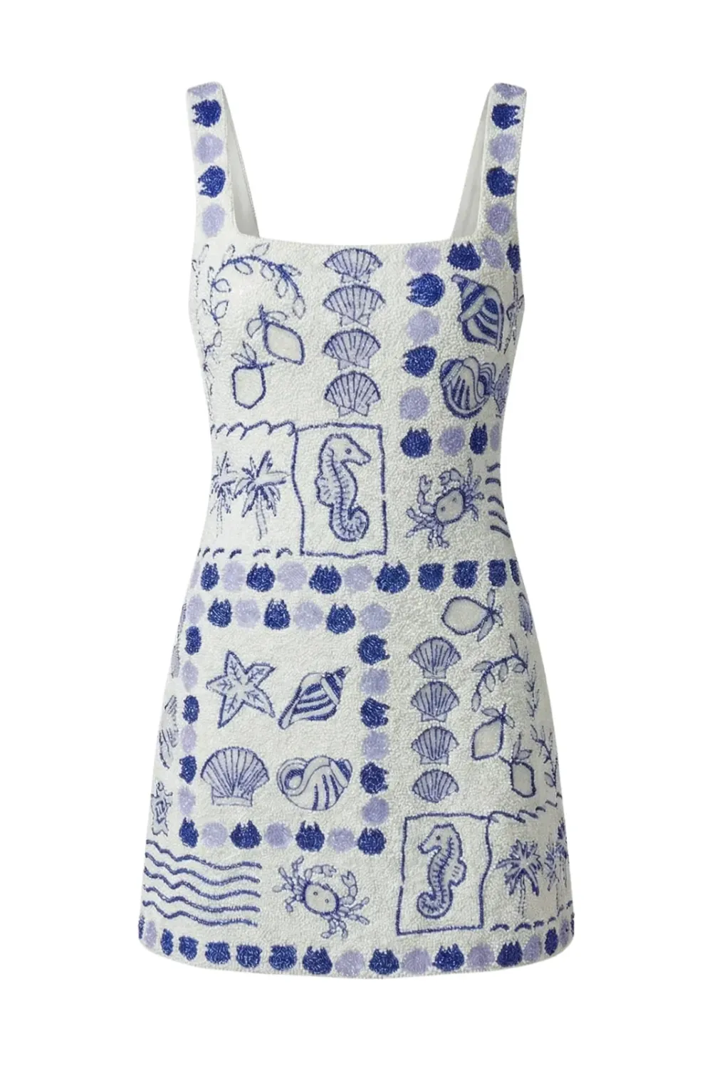 Marie Sea Dress White and Blue sold by Sand Dollar