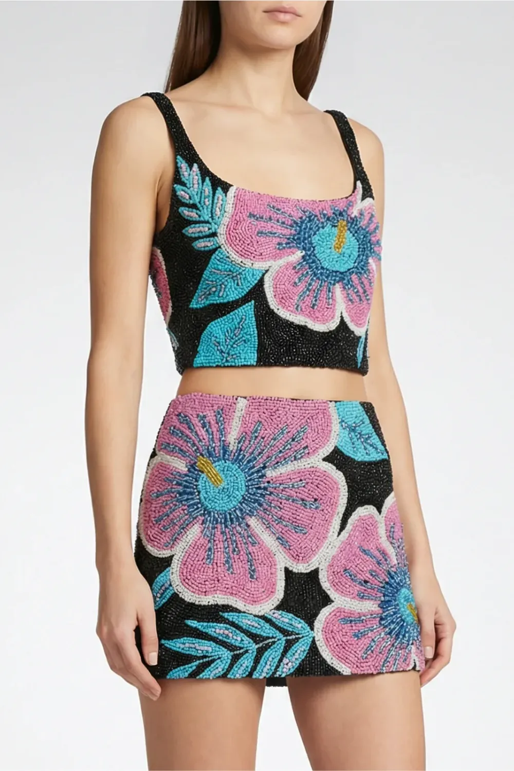Buffy Co-Ord Black and Pink sold by Sand Dollar product image thumbnail 2