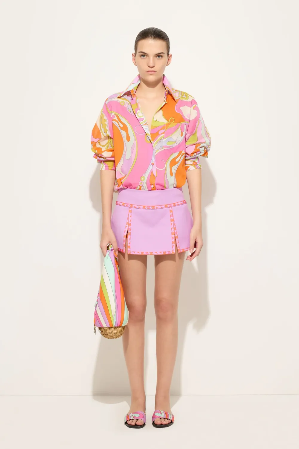 Orchidee Print Cotton Shirt Multicolor sold by Sand Dollar product image thumbnail 3