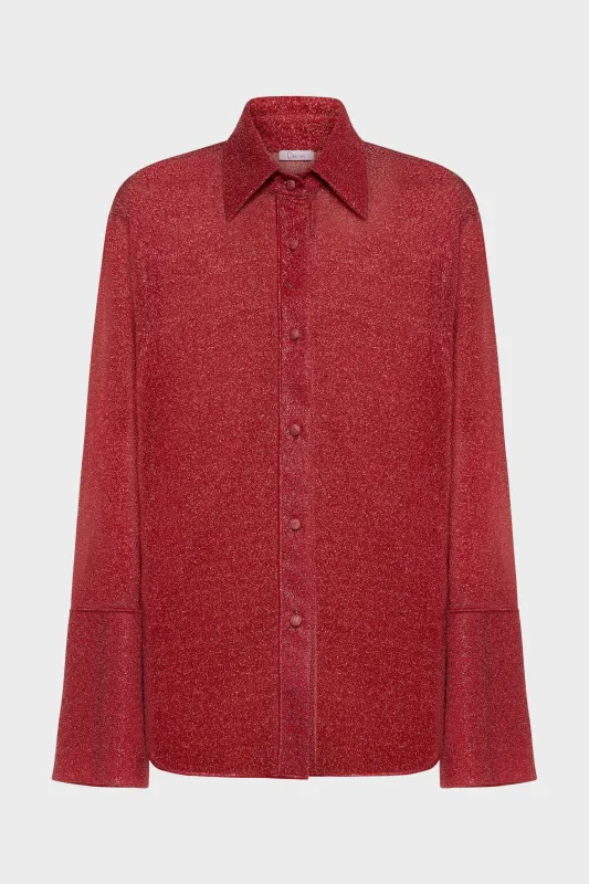 Lumiere Sleeves Shirt Coral made by Oséree