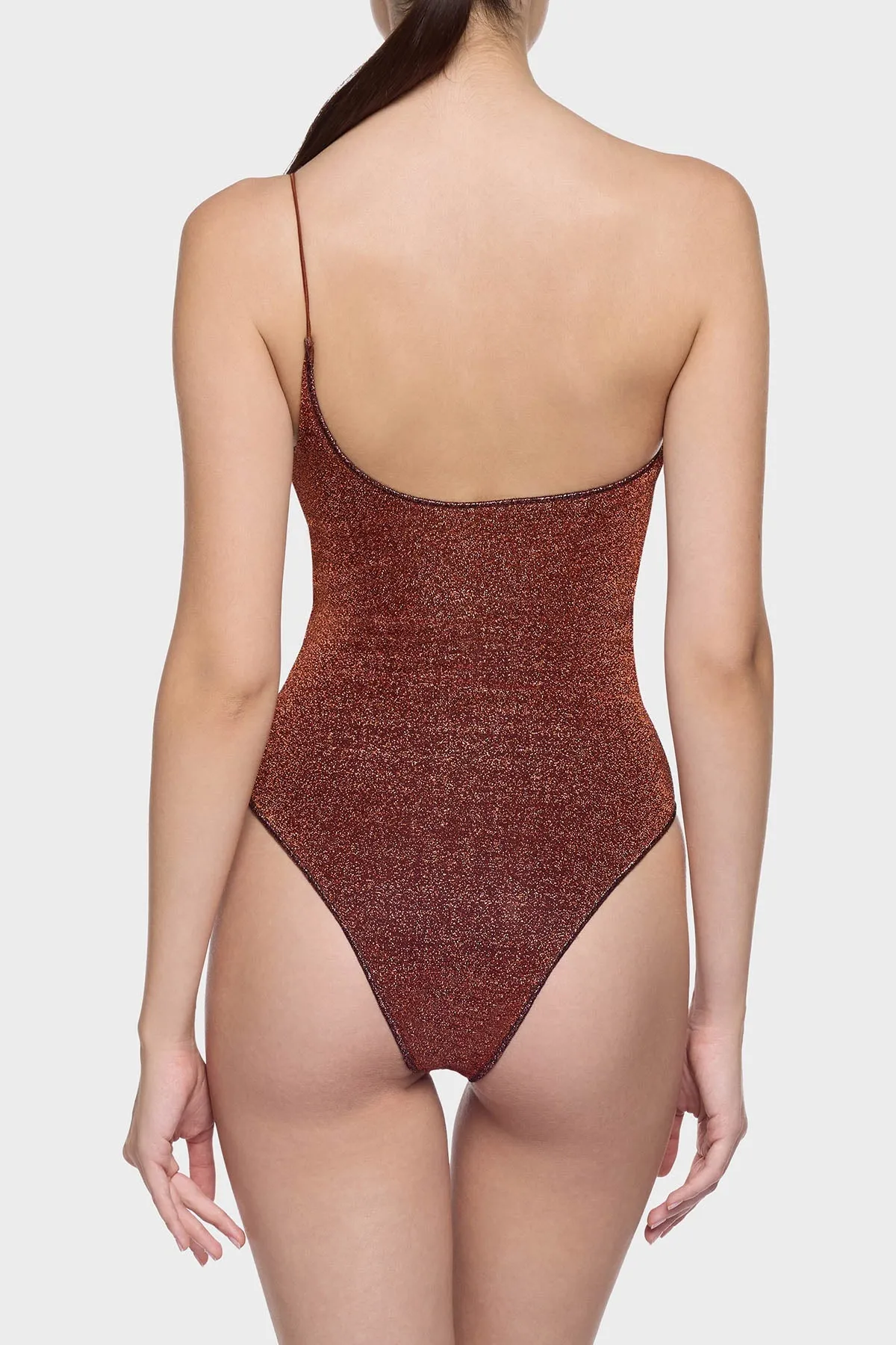 Lumiere Shell One Shoulder Maillot Brown sold by Sand Dollar product image thumbnail 3