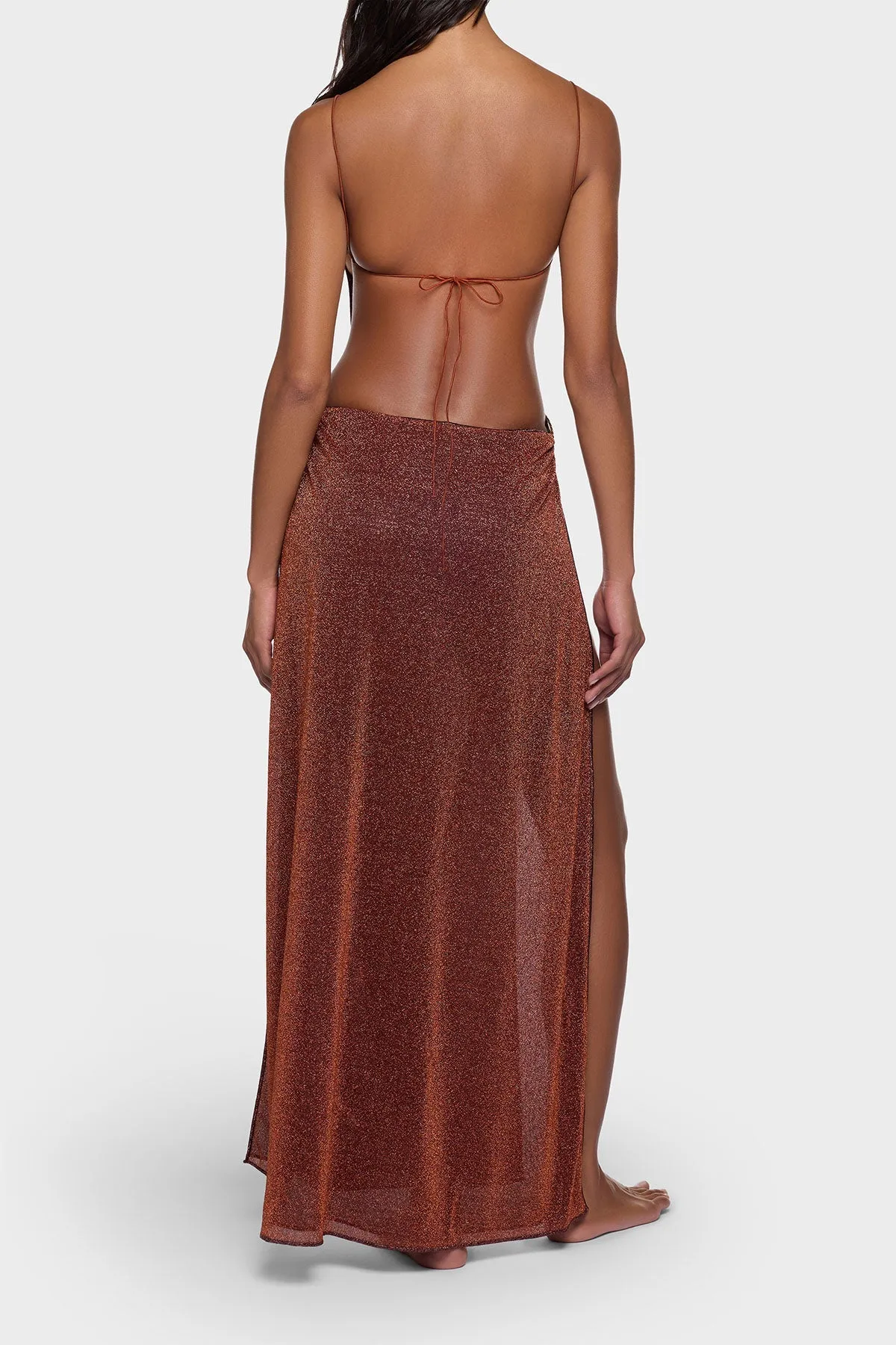 Lumiere Shell Long Dress Brown sold by Sand Dollar product image thumbnail 4