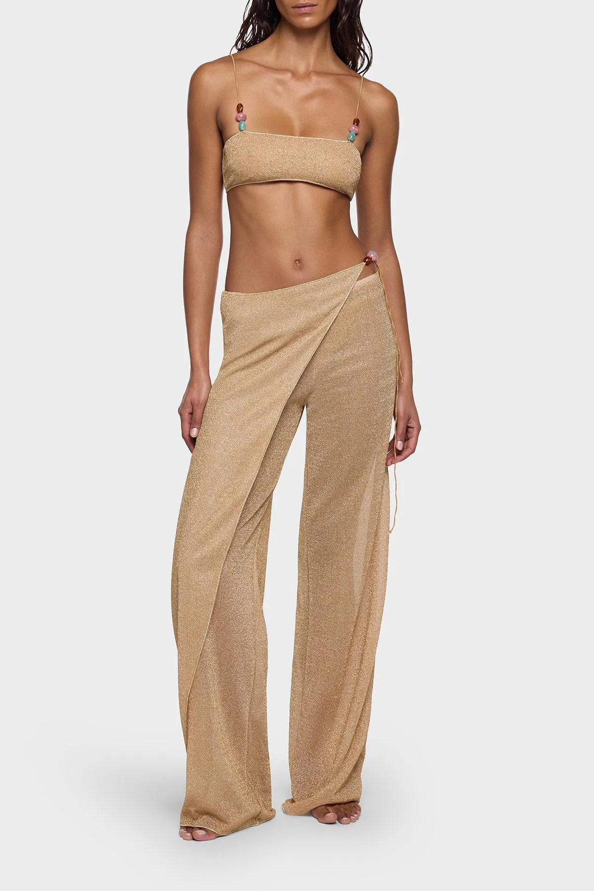 Lumiere Beads Pareo Pants Gold sold by Sand Dollar product image thumbnail 2