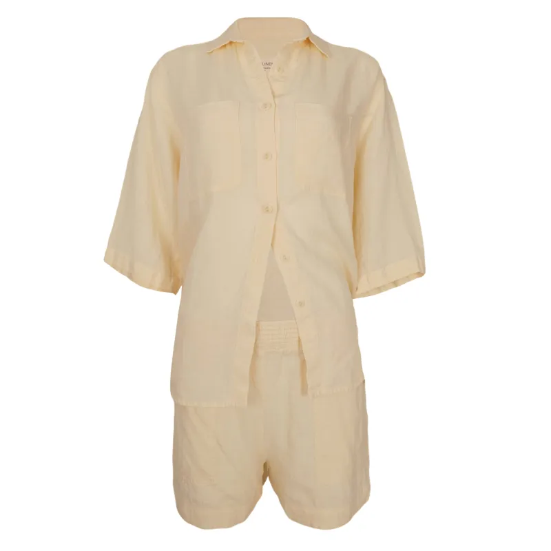 Top And Short Set Vanilla made by Sand Dollar