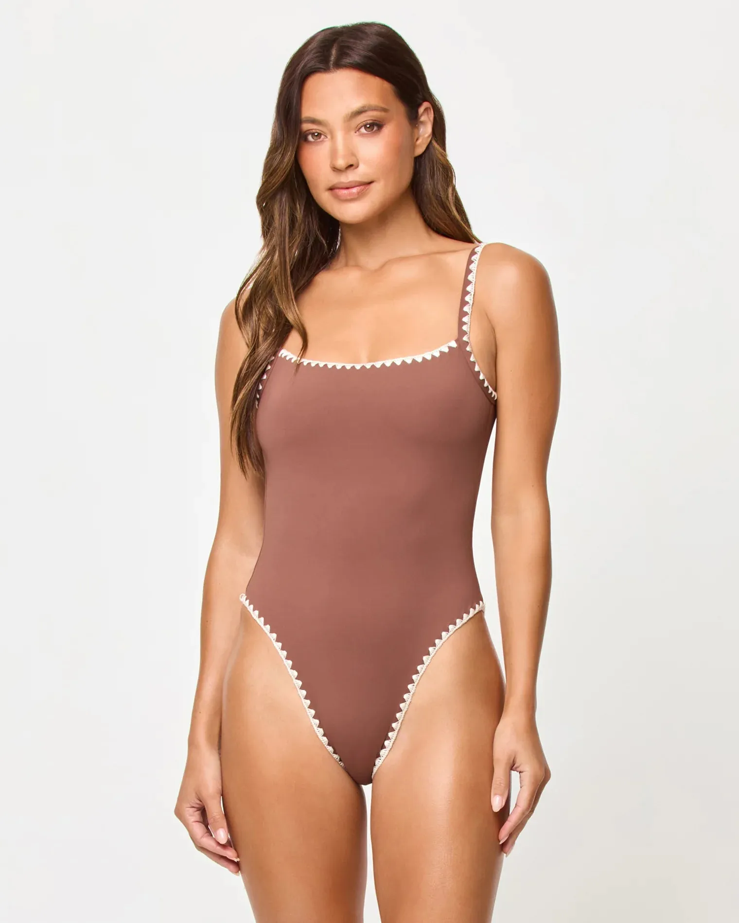 Nadia One Piece Cafe/Cream sold by Sand Dollar