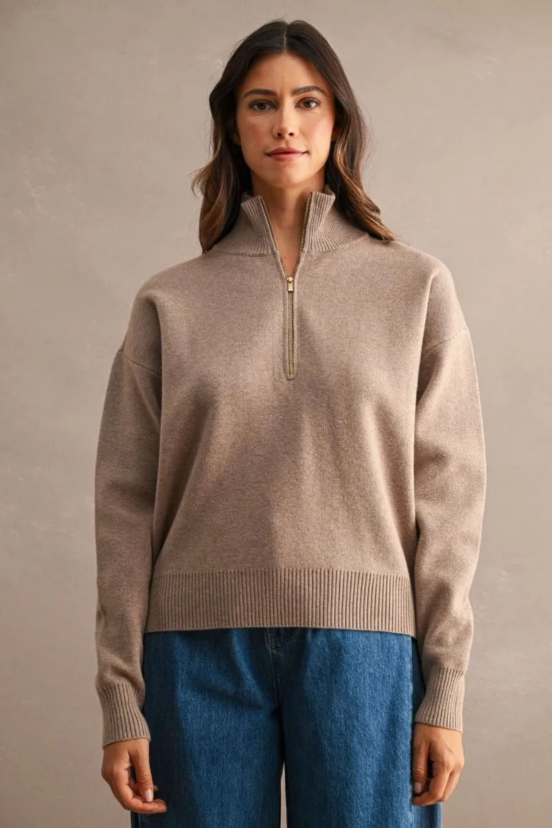 Marina Knit Sweater Lt Mocha sold by Sand Dollar product image thumbnail 3