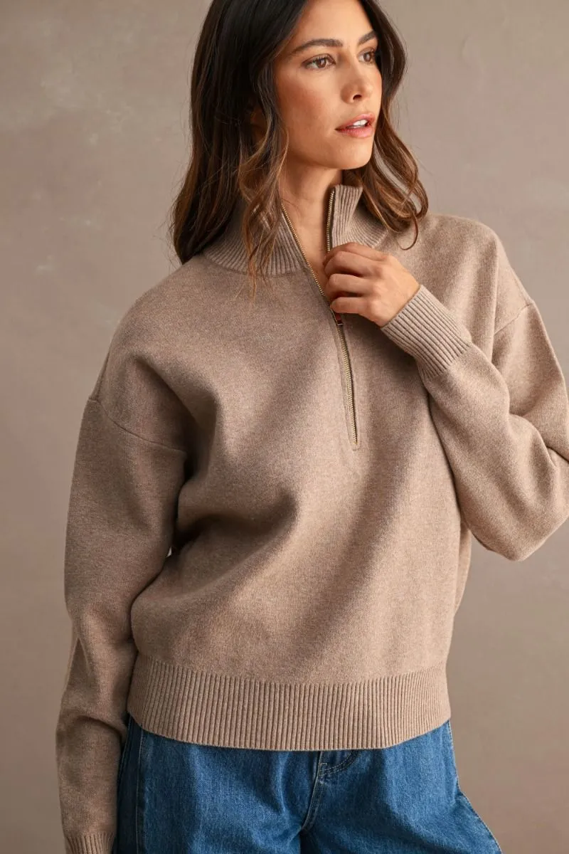 Marina Knit Sweater Lt Mocha sold by Sand Dollar product image thumbnail 2
