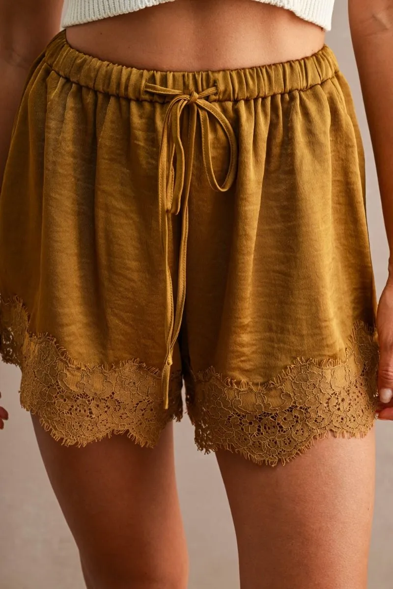 Bella Lace Trim Short Dijon sold by Sand Dollar product image thumbnail 2