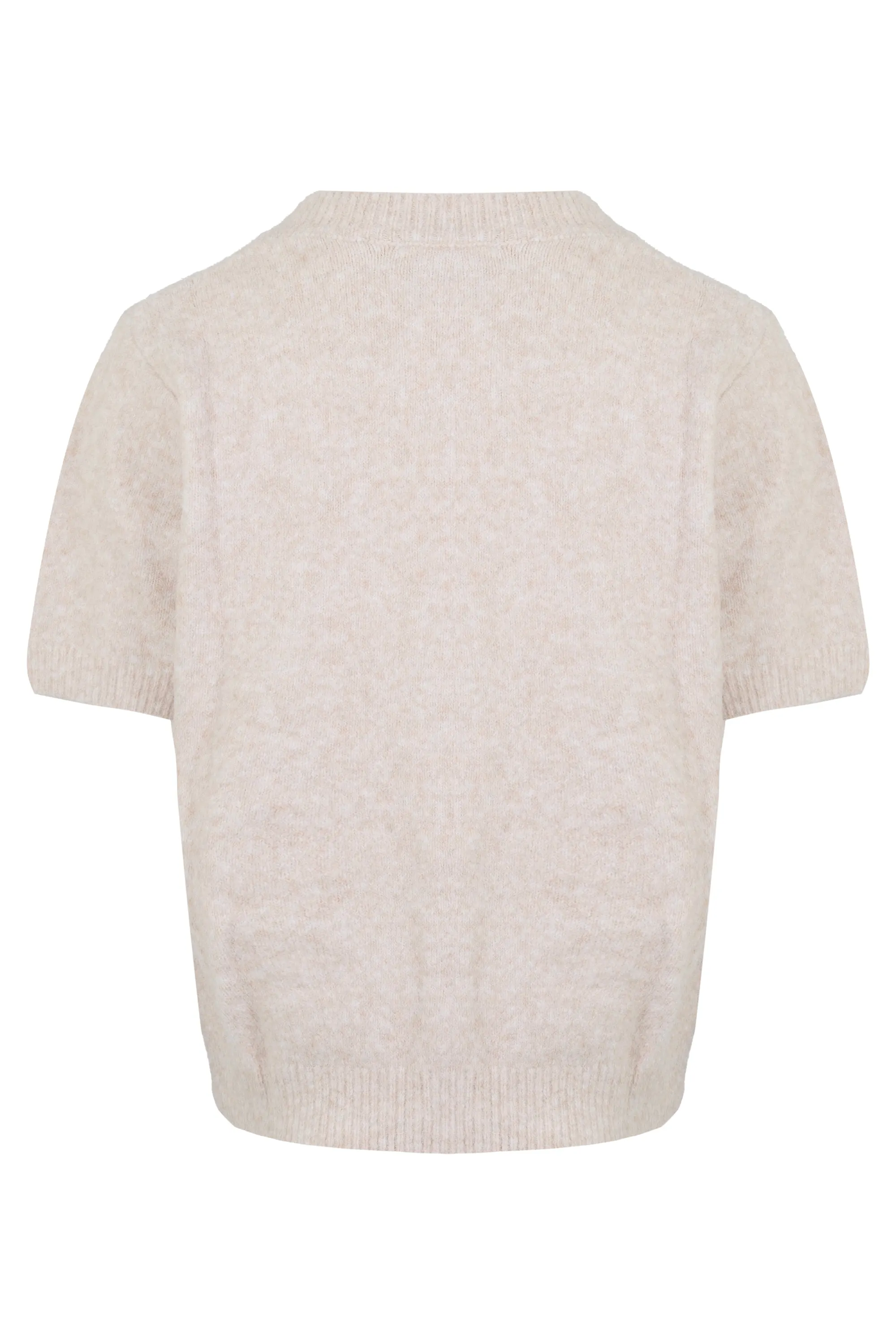 Ribbon Detail Knit Top Lt Taupe/Cream sold by Sand Dollar product image thumbnail 5