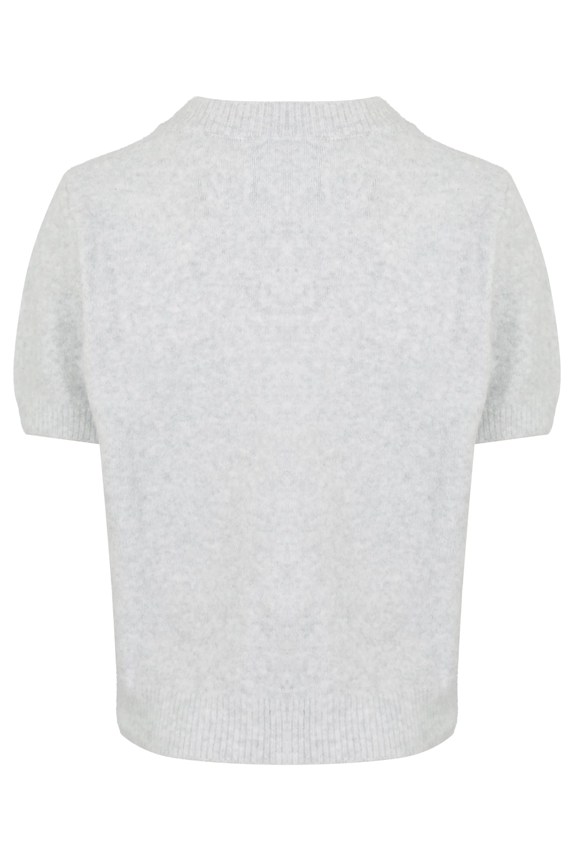 Ribbon Detail Knit Top Lt Grey/Cream sold by Sand Dollar product image thumbnail 5
