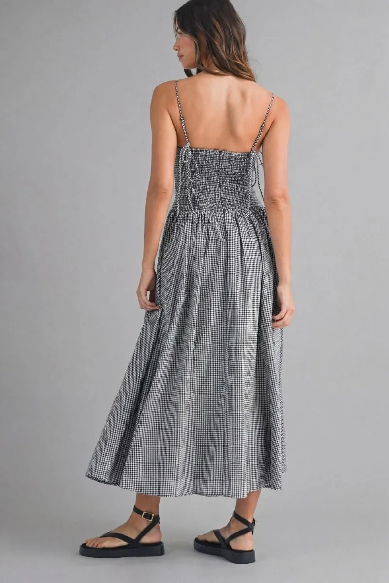 Ruffle Gingham Dress Black sold by Sand Dollar product image thumbnail 4