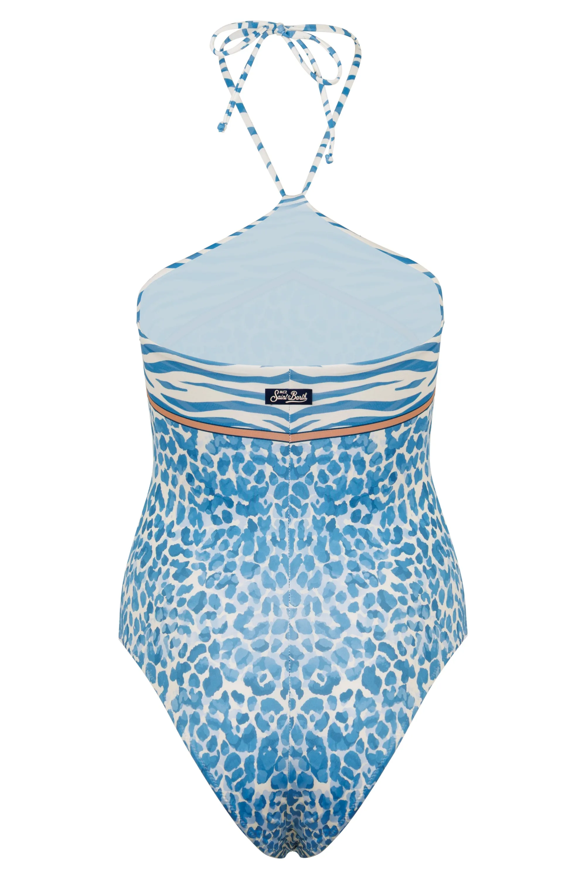 Meryem Foulard Bandeau One Piece Blue Safari sold by Sand Dollar product image thumbnail 5