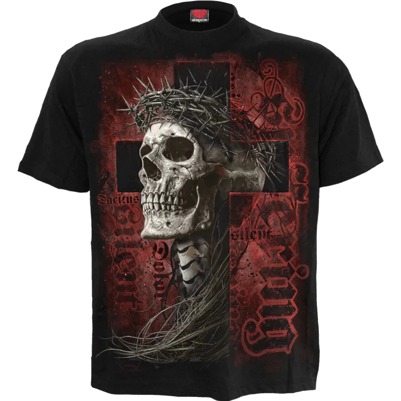 SILENT SUFFERING - T-Shirt Black sold by Spiral Direct