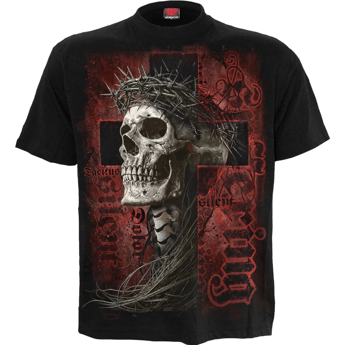 SILENT SUFFERING - T-Shirt Black sold by Spiral Direct