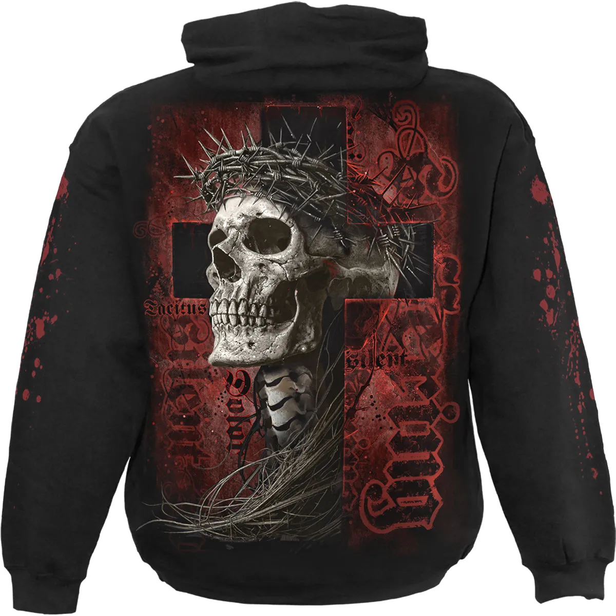 SILENT SUFFERING - Hoody Black sold by Spiral Direct product image thumbnail 2
