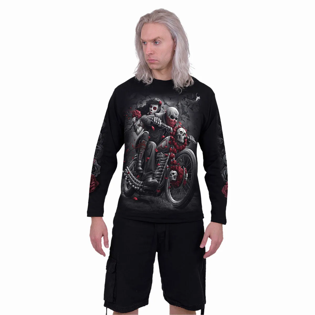 DOTD BIKERS - Longsleeve T-Shirt Black sold by Spiral Direct product image thumbnail 3