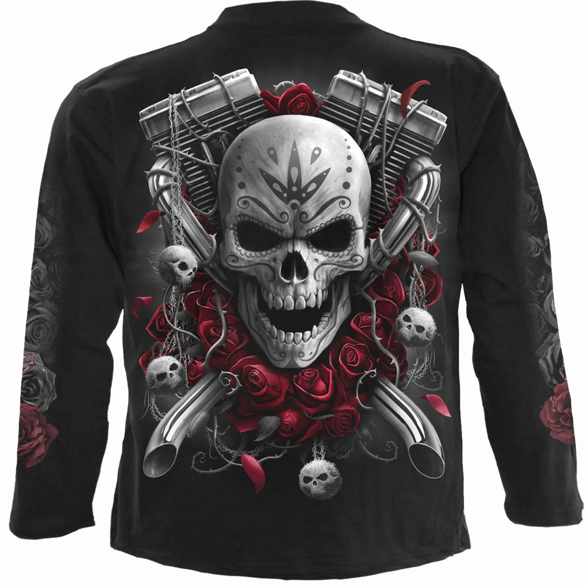 DOTD BIKERS - Longsleeve T-Shirt Black sold by Spiral Direct product image thumbnail 2