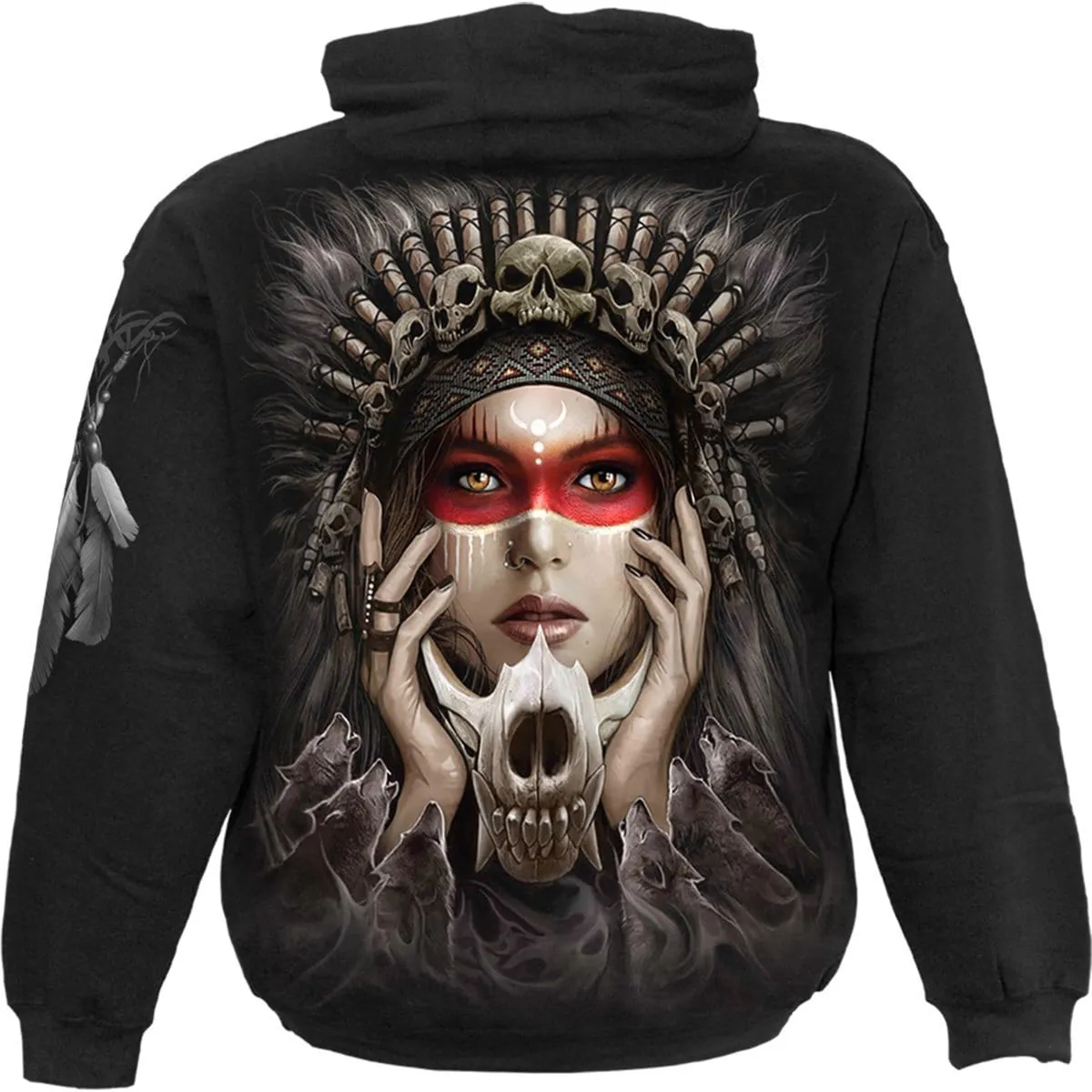 CRY OF THE WOLF - Hoody Black sold by Spiral Direct product image thumbnail 2