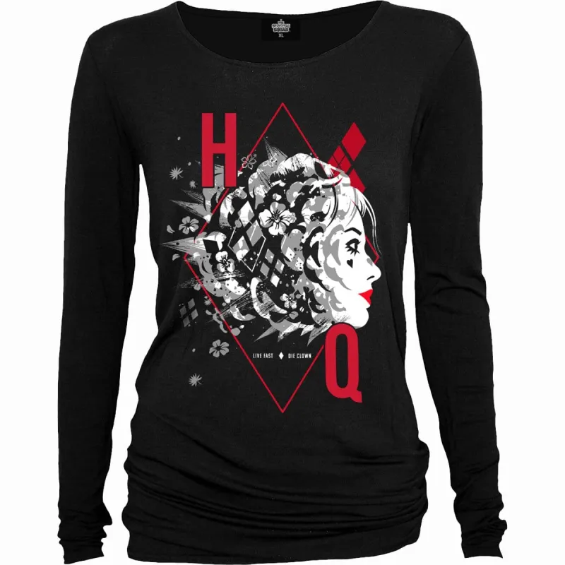 HARLEY QUINN - HQ - Baggy Top Black sold by Spiral Direct