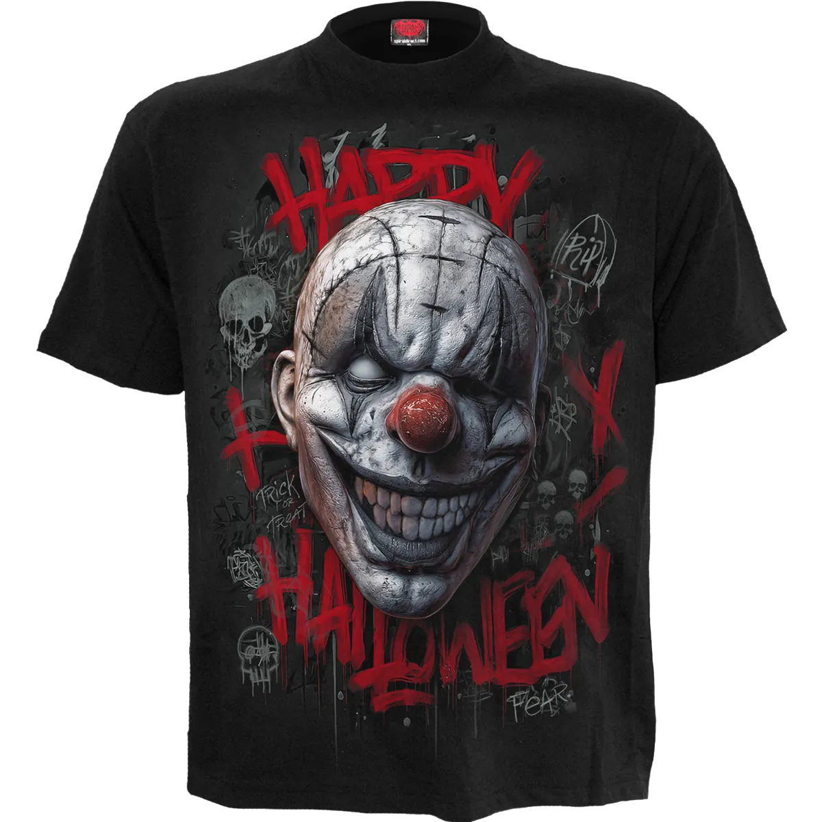 HAPPY HORROWEEN - T-Shirt Black sold by Spiral Direct