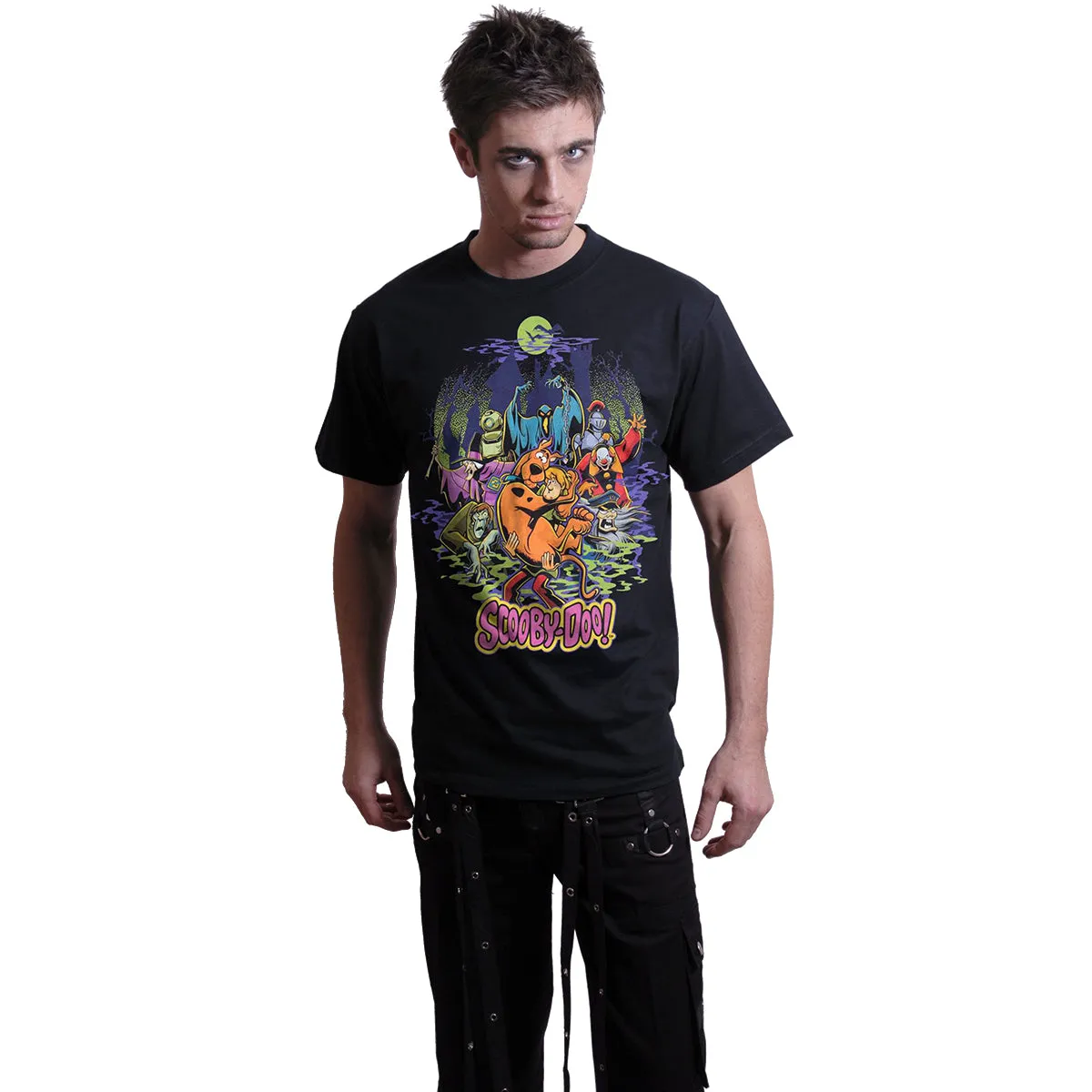 SCOOBY DOO - VILLAINS - Front Print T-Shirt Black sold by Spiral Direct product image thumbnail 2