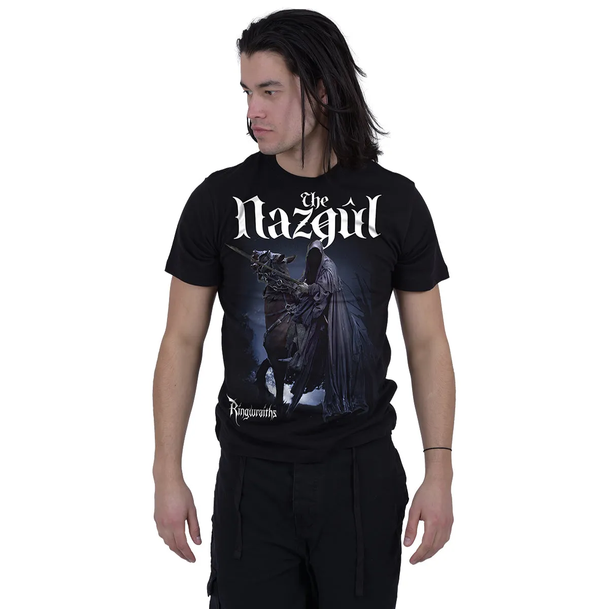 LOTR - THE NAZGUL - RINGWRAITHS - Front Print T-Shirt Black sold by Spiral Direct product image thumbnail 2