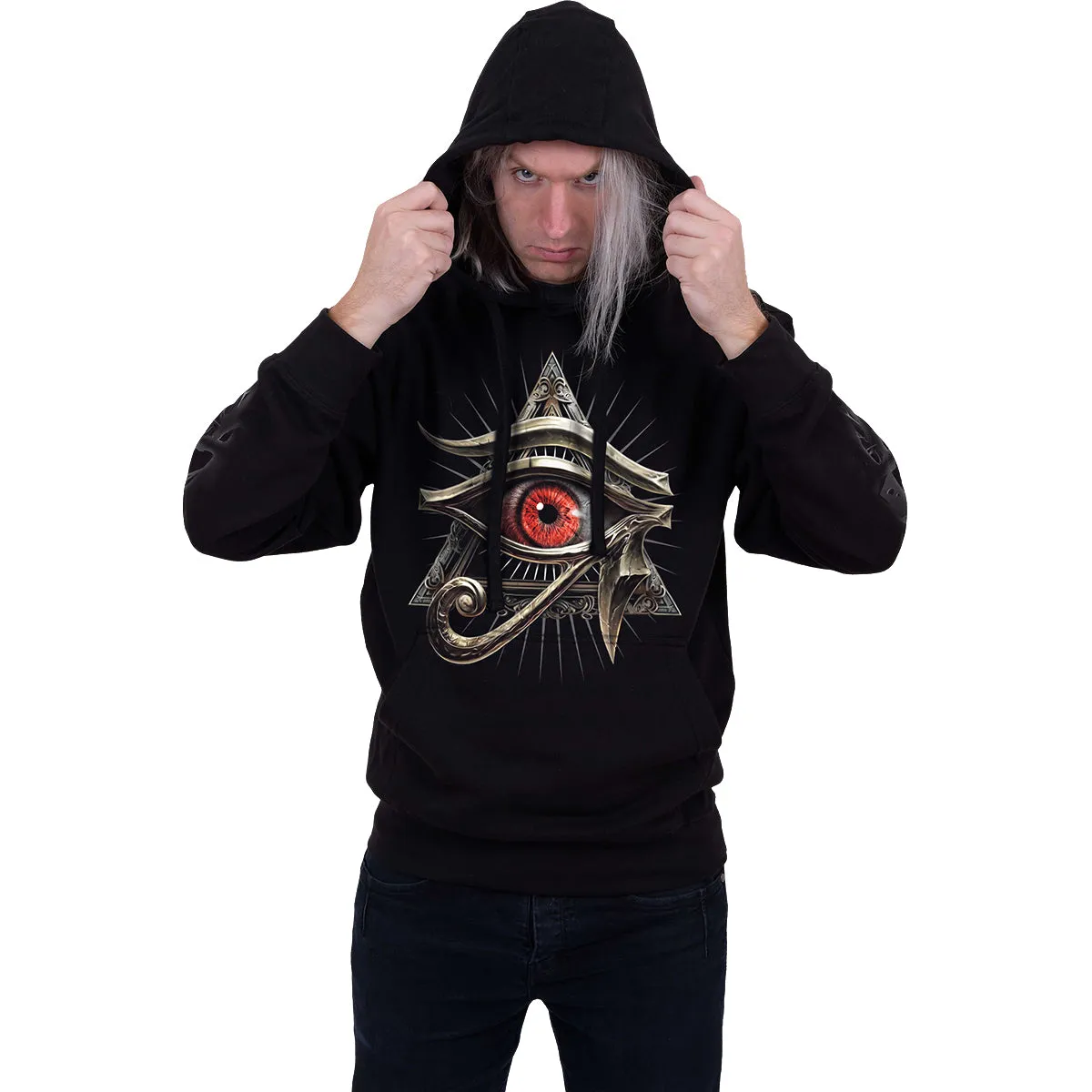 EVIL EYE - Hoody Black sold by Spiral Direct product image thumbnail 3