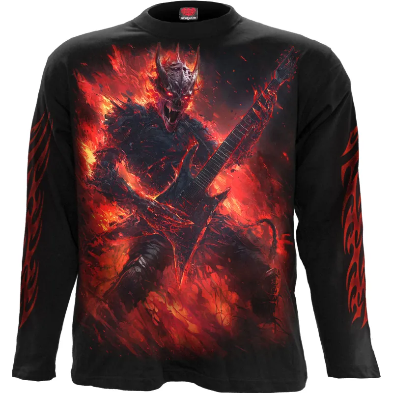 RIFF BURNER - Longsleeve T-Shirt Black sold by Spiral Direct