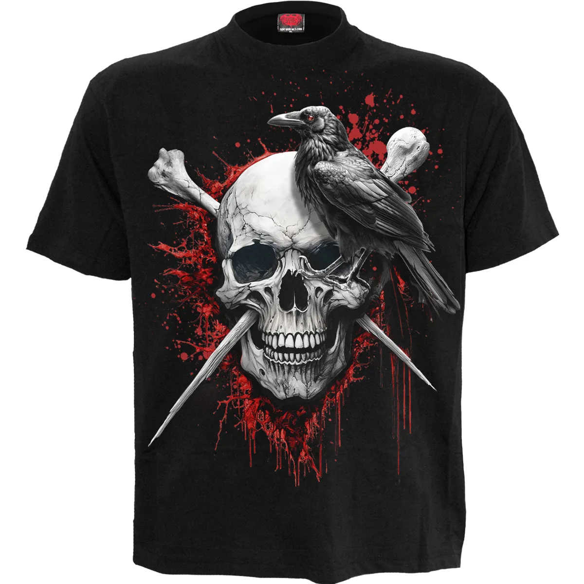 DEATH RAVEN - T-Shirt Black sold by Spiral Direct