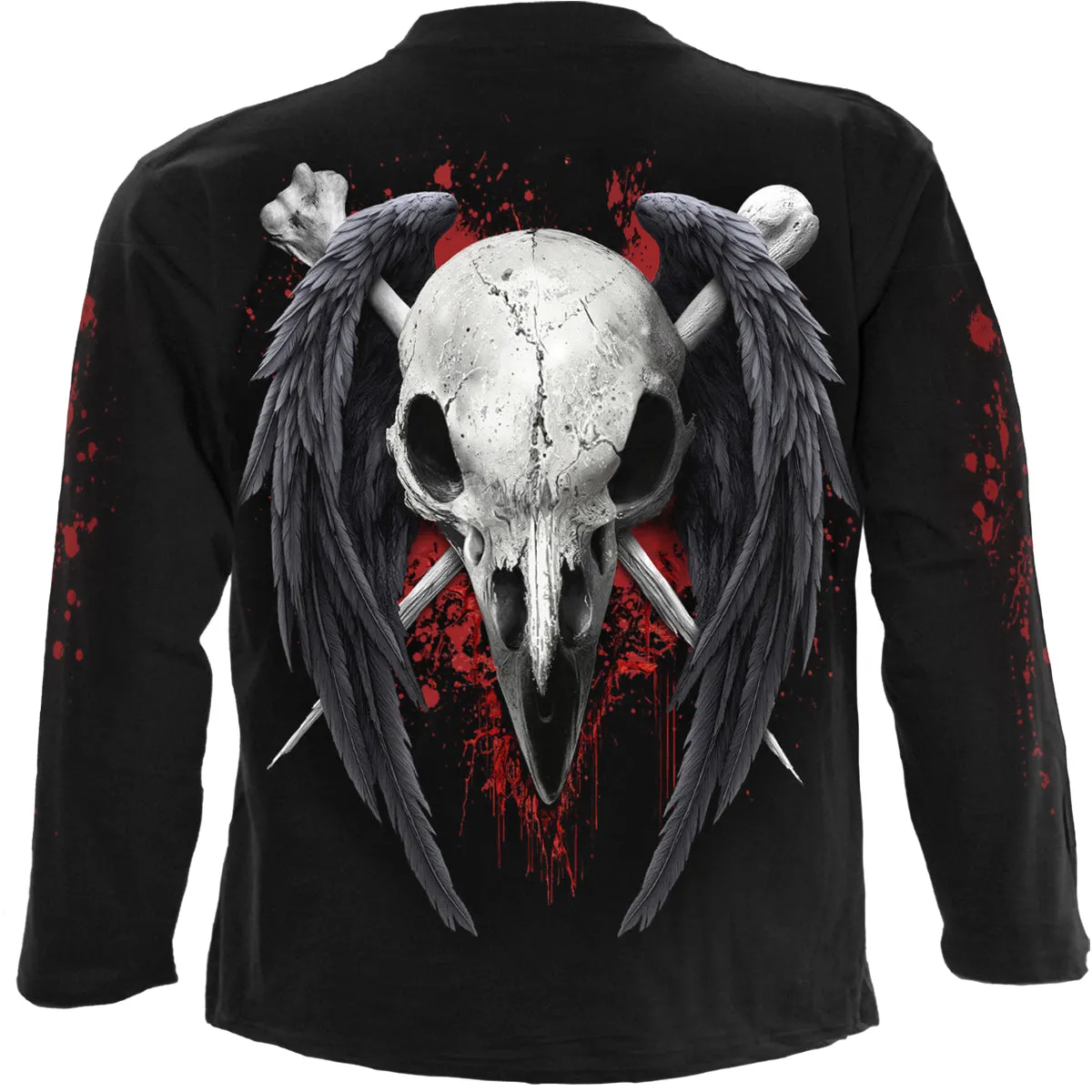 DEATH RAVEN - Longsleeve T-Shirt Black sold by Spiral Direct product image thumbnail 2