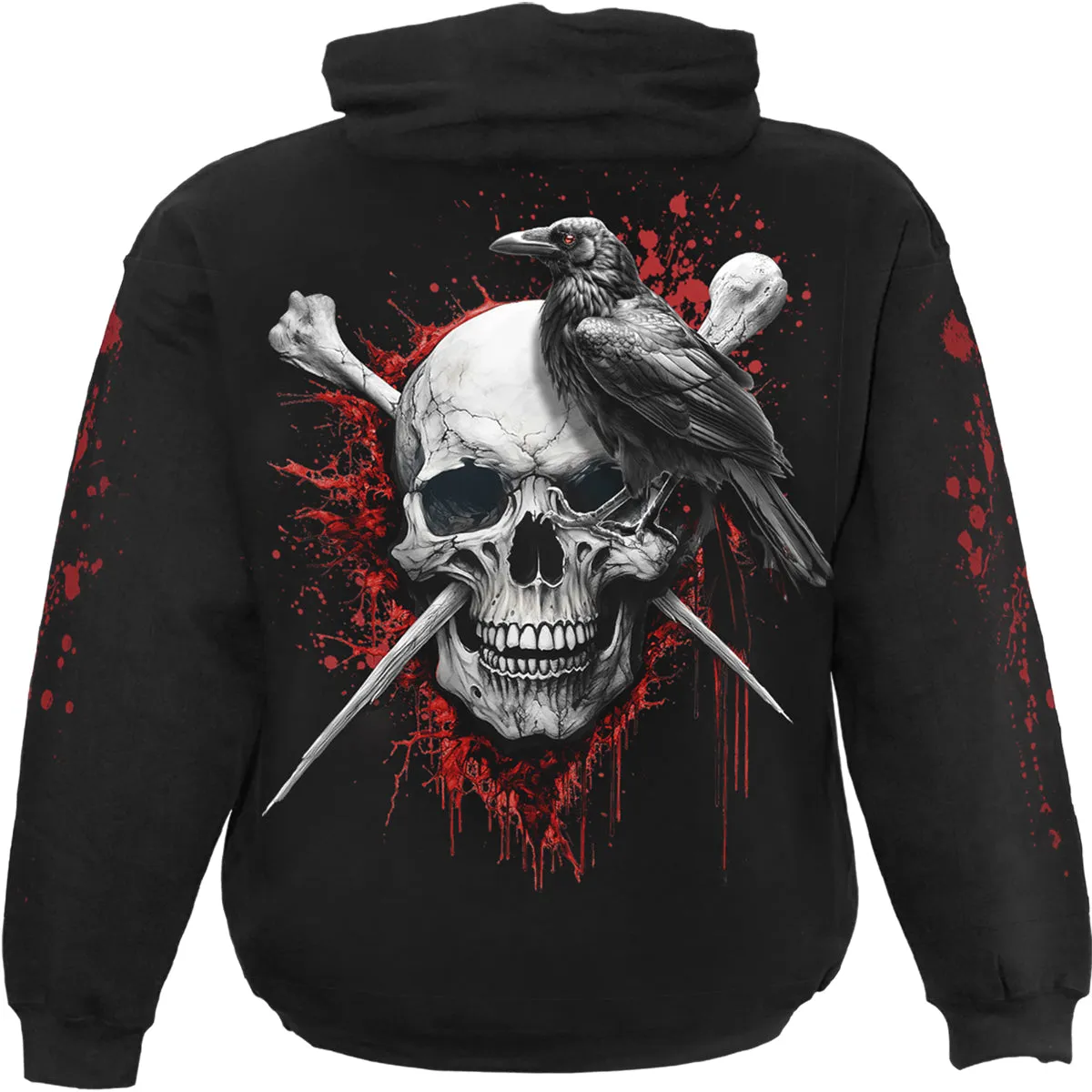 DEATH RAVEN - Hoody Black sold by Spiral Direct product image thumbnail 2
