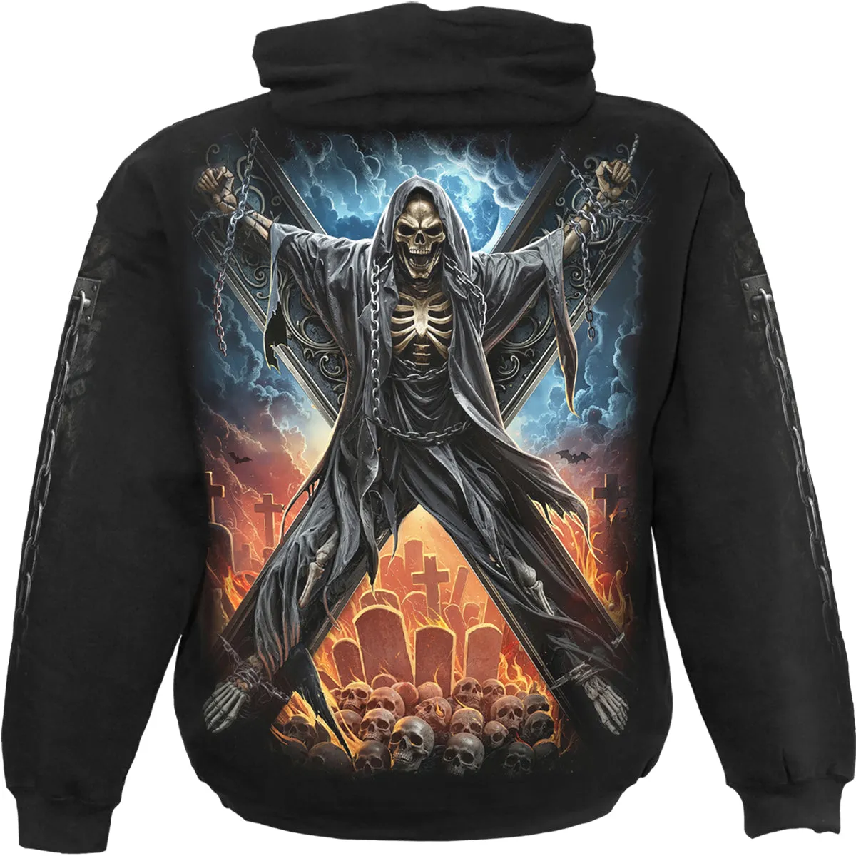 CROSSED OVER - Hoody Black sold by Spiral Direct product image thumbnail 2