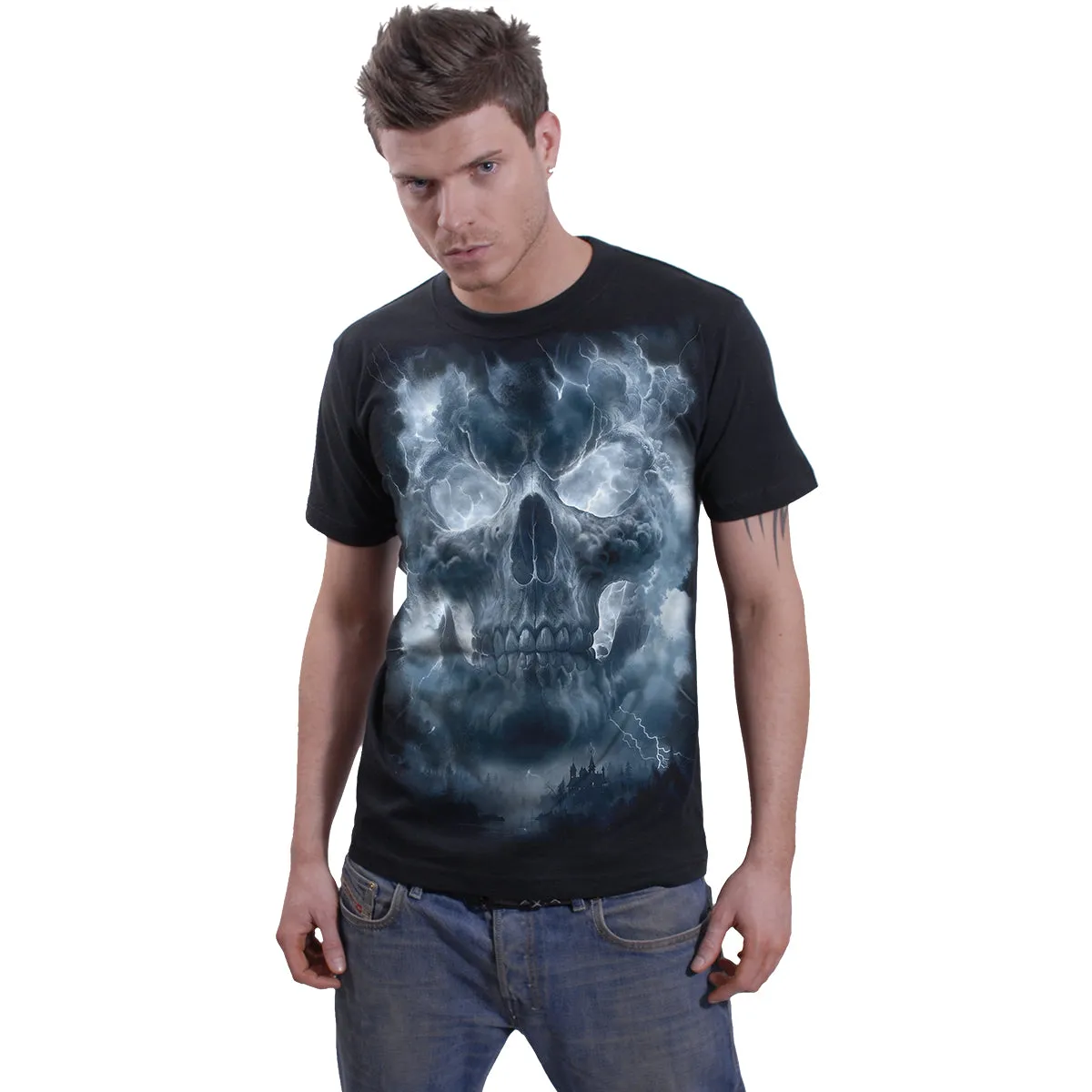 GRAVE SKIES - T-Shirt Black sold by Spiral Direct product image thumbnail 3