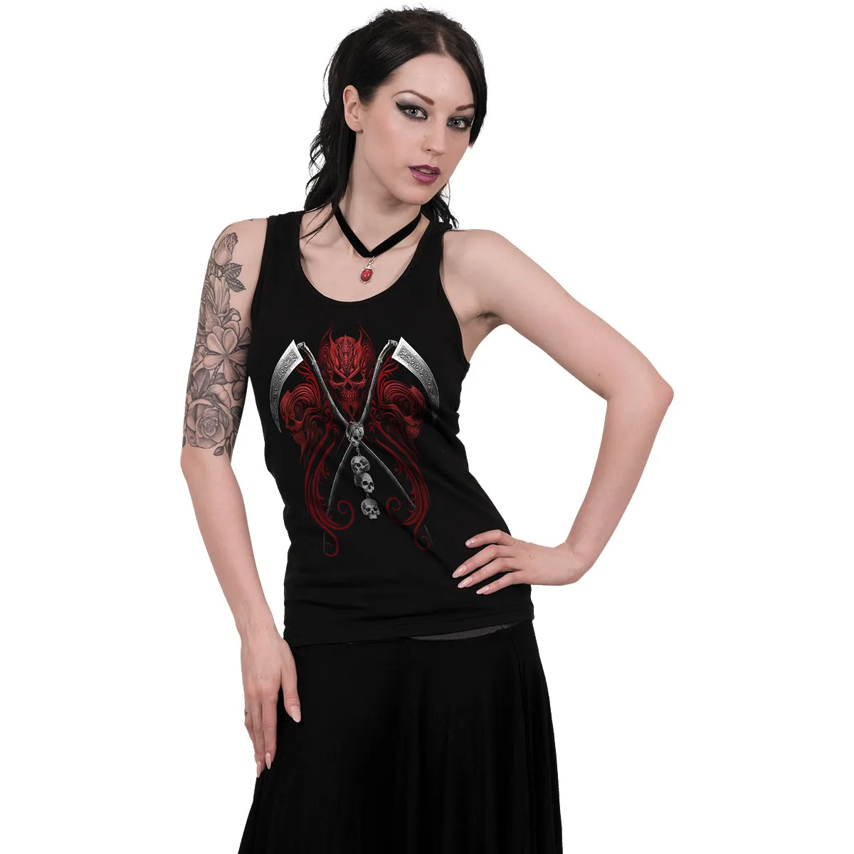 REAPERESS - Razor Back Top Black sold by Spiral Direct product image thumbnail 3