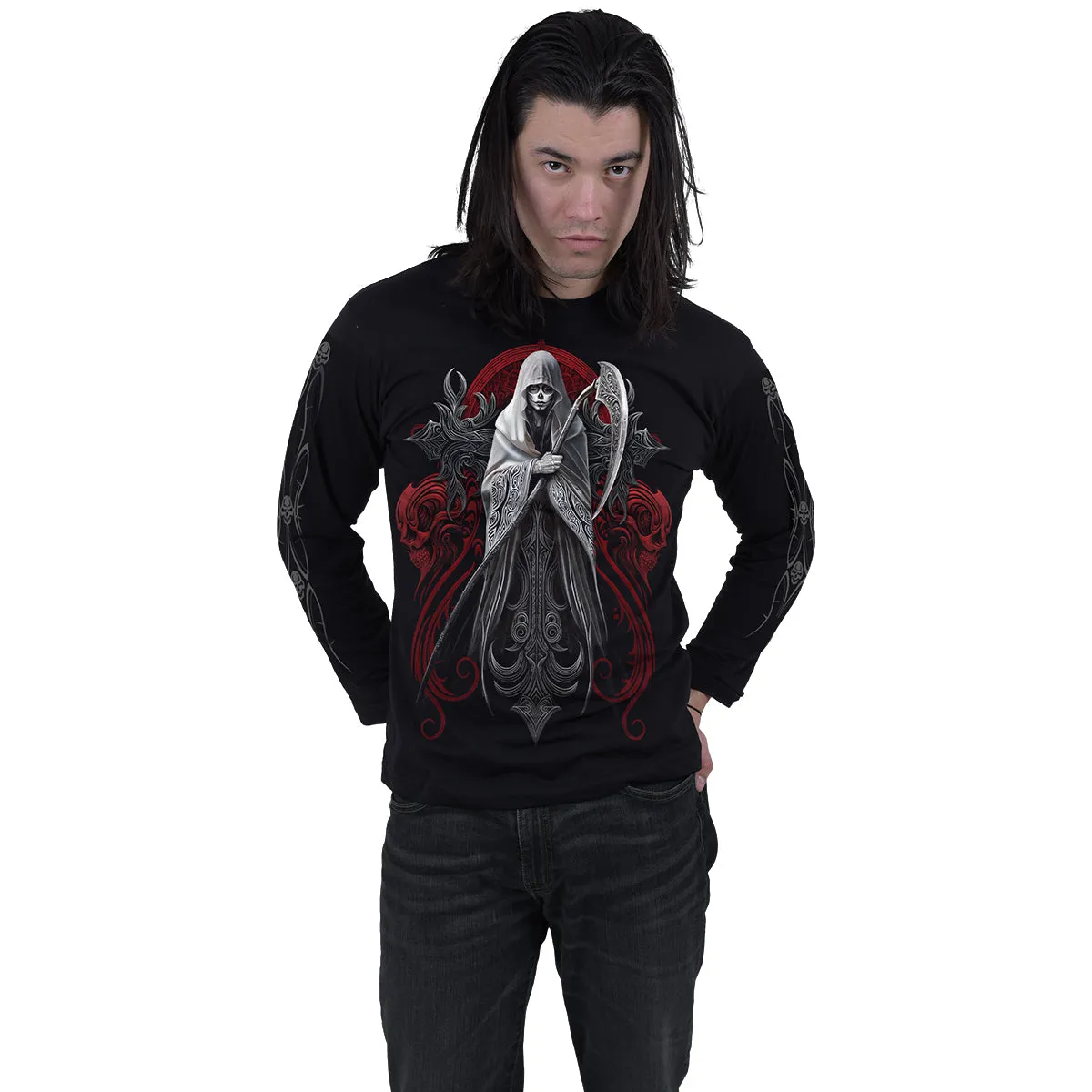 REAPERESS - Longsleeve T-Shirt Black sold by Spiral Direct product image thumbnail 3