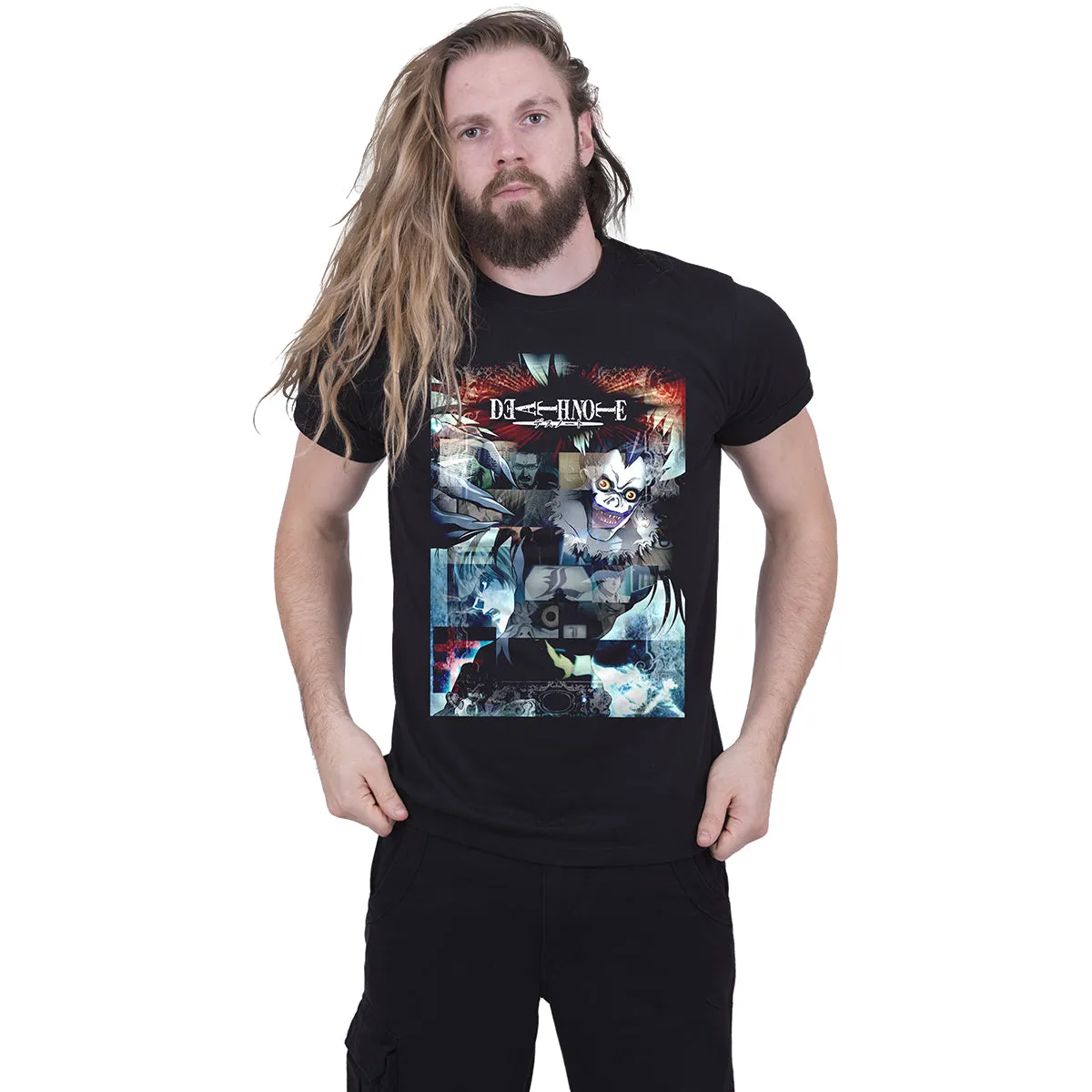 DEATH NOTE - GLITCH - Front Print T-Shirt Black sold by Spiral Direct product image thumbnail 2