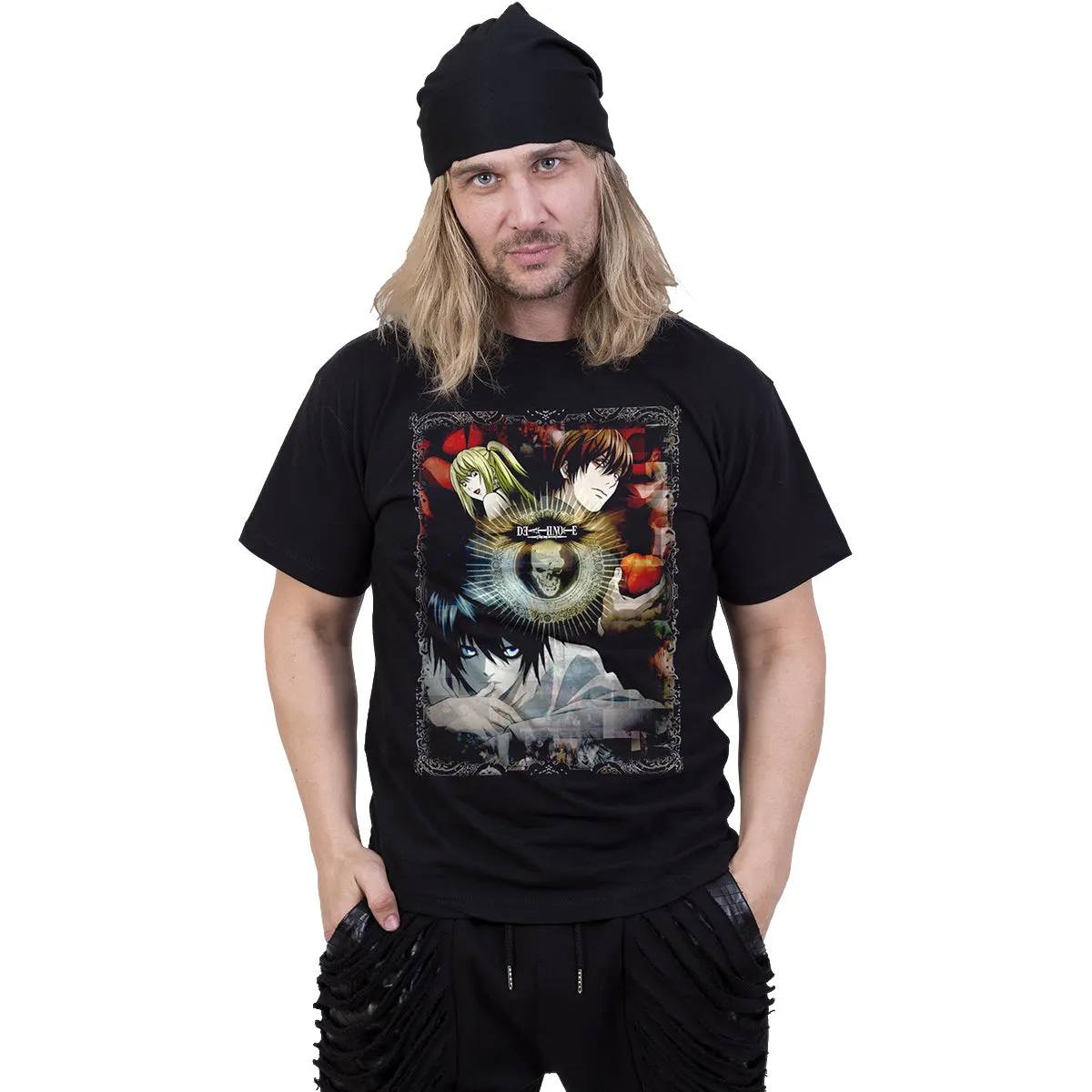 DEATH NOTE - POSTER - Front Print T-Shirt Black sold by Spiral Direct product image thumbnail 2