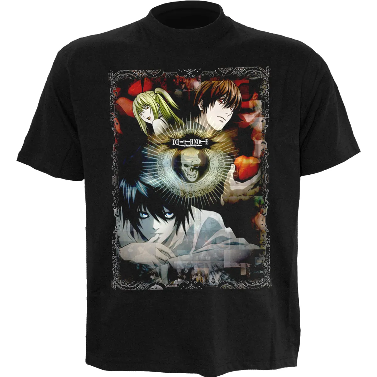DEATH NOTE - POSTER - Front Print T-Shirt Black sold by Spiral Direct