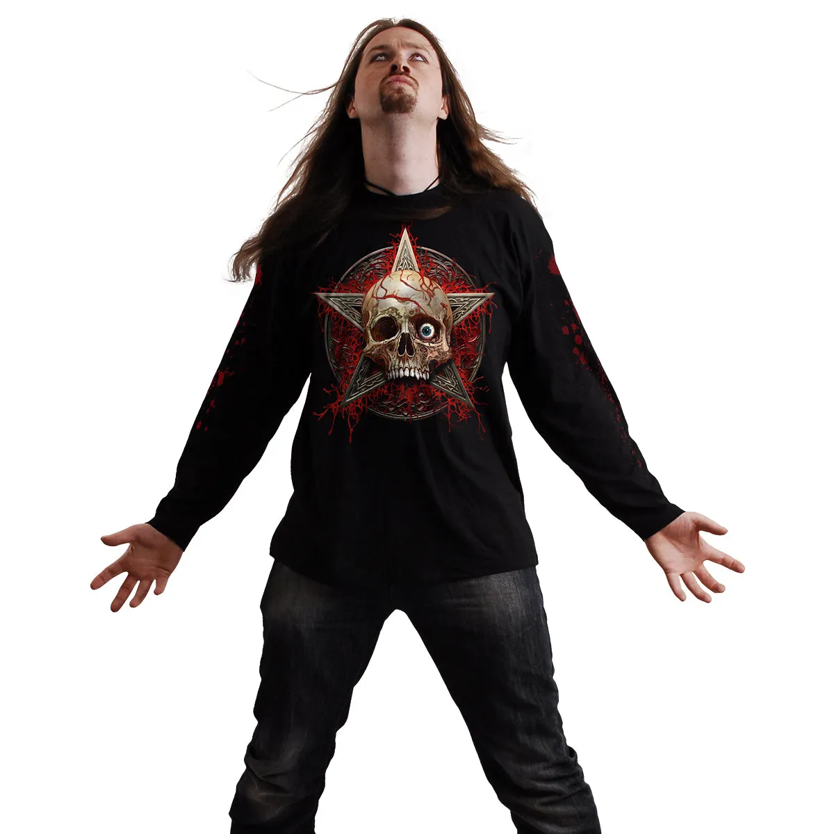 CREEPING CURSE - Longsleeve T-Shirt Black sold by Spiral Direct product image thumbnail 3