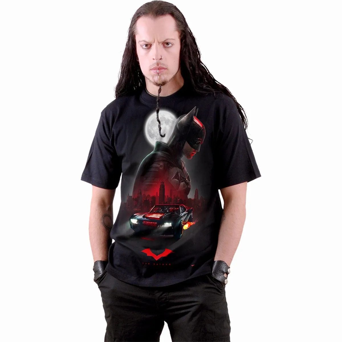 THE BATMAN - BATMOBILE - T-Shirt Black sold by Spiral Direct product image thumbnail 3