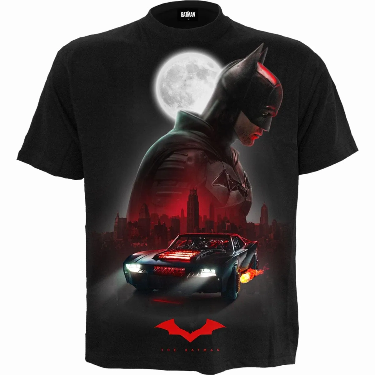 THE BATMAN - BATMOBILE - T-Shirt Black sold by Spiral Direct