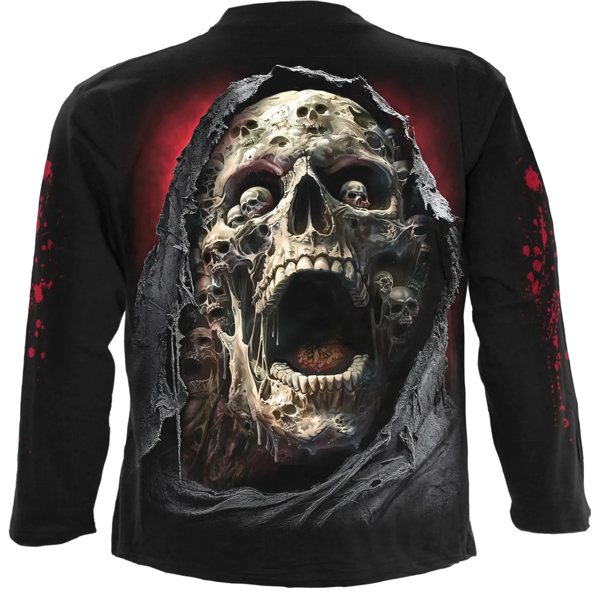 SCREAMING DEATH - Longsleeve T-Shirt Black sold by Spiral Direct product image thumbnail 2