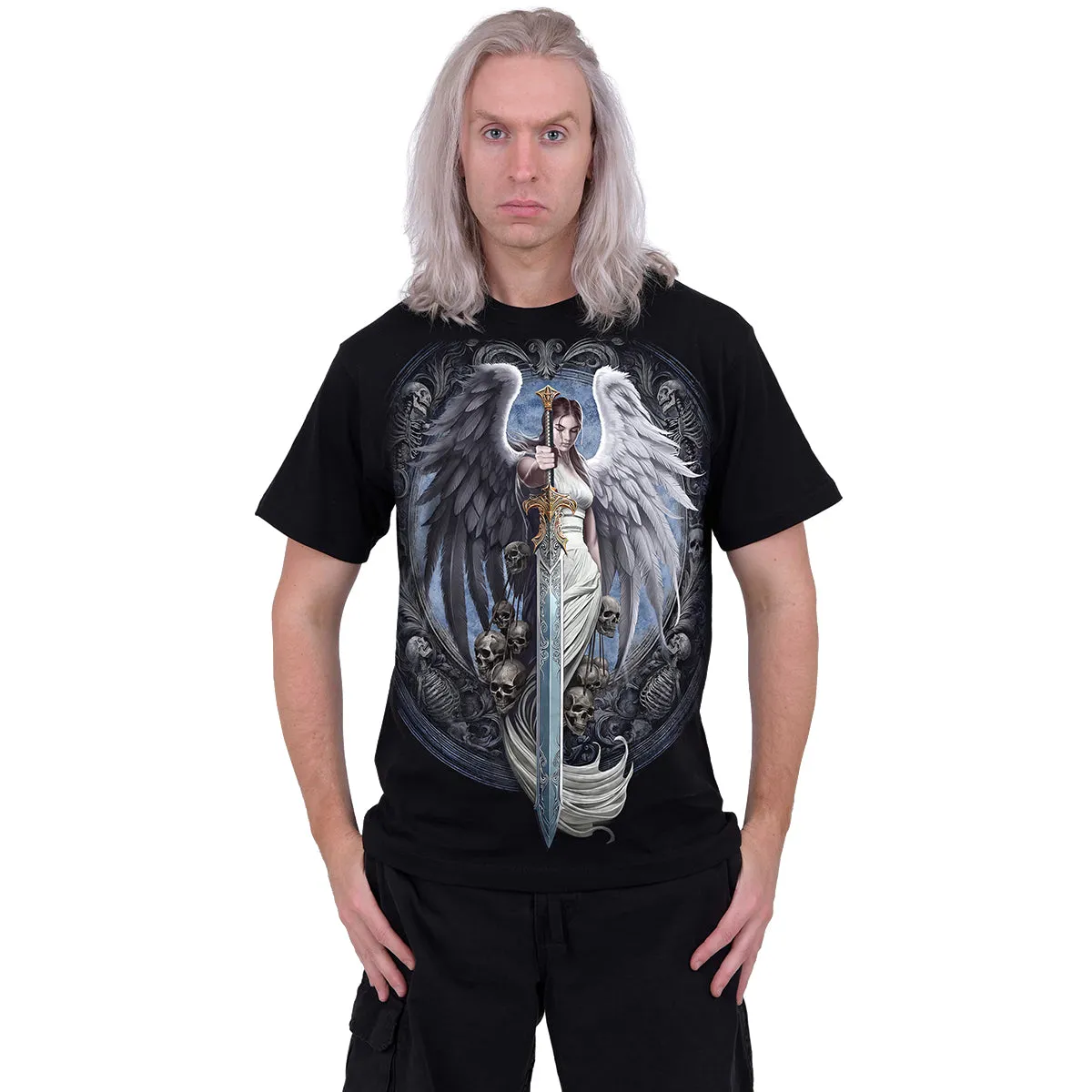 ANGEL SWORD - T-Shirt Black sold by Spiral Direct product image thumbnail 3