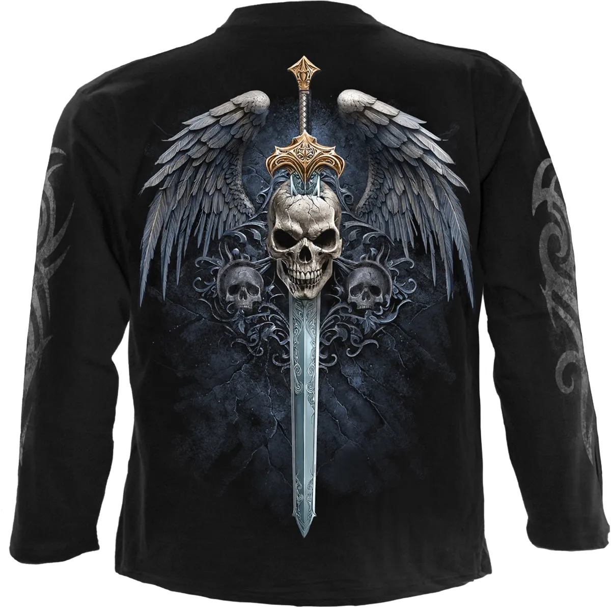 ANGEL SWORD - Longsleeve T-Shirt Black sold by Spiral Direct product image thumbnail 2