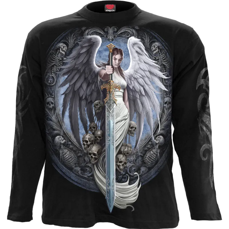ANGEL SWORD - Longsleeve T-Shirt Black sold by Spiral Direct
