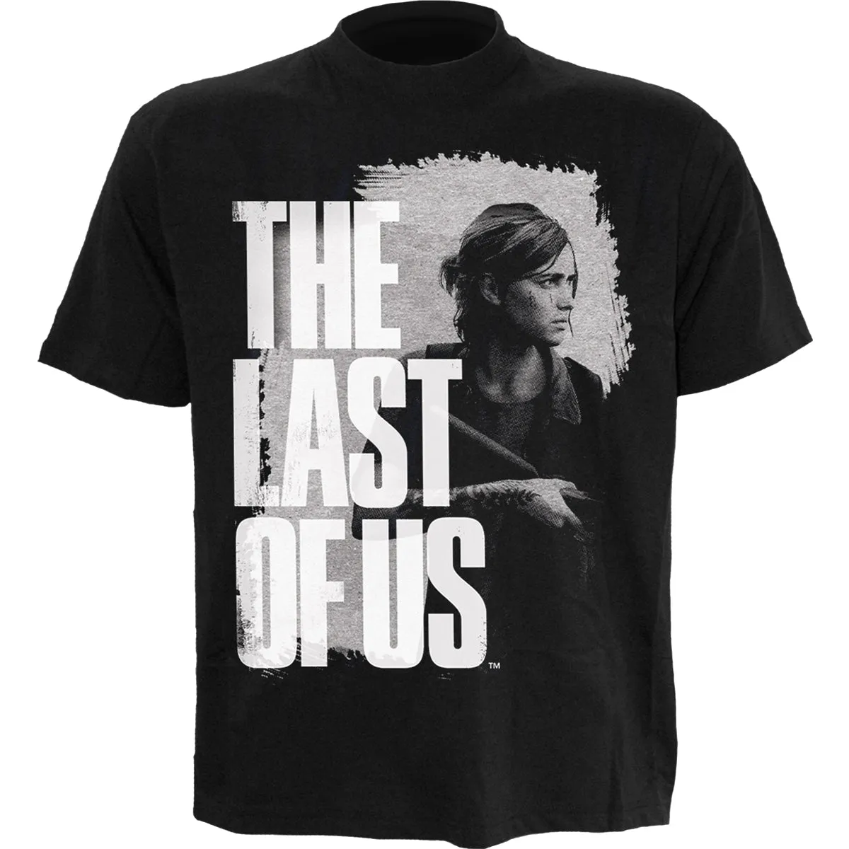 THE LAST OF US - ELLIE - Front Print T-Shirt Black sold by Spiral Direct