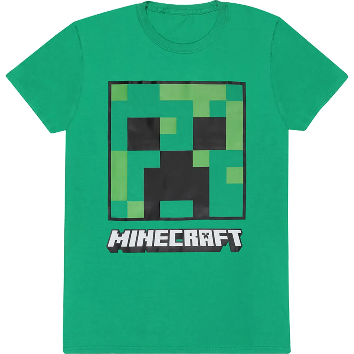 MINECRAFT - CREEPER FACE - T-Shirt Olive sold by Spiral Direct